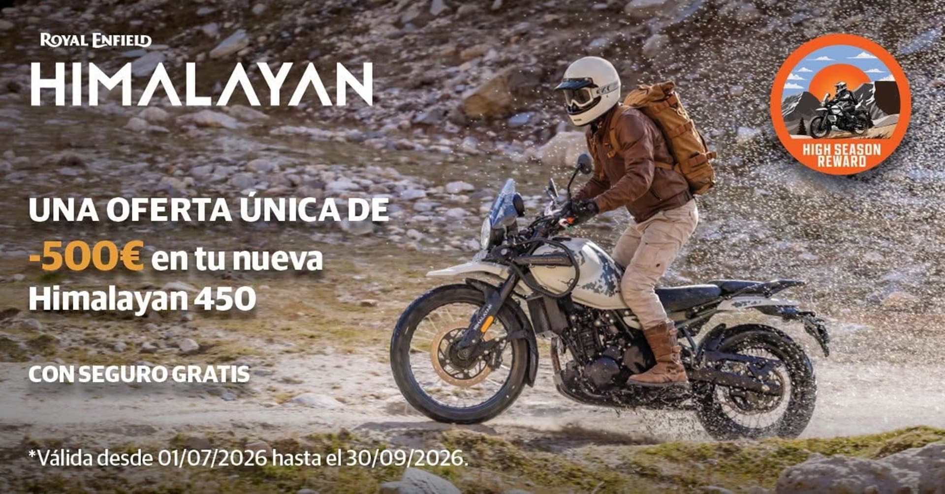 Royal Enfield a summer commercial campaign with up to 500 euros discount