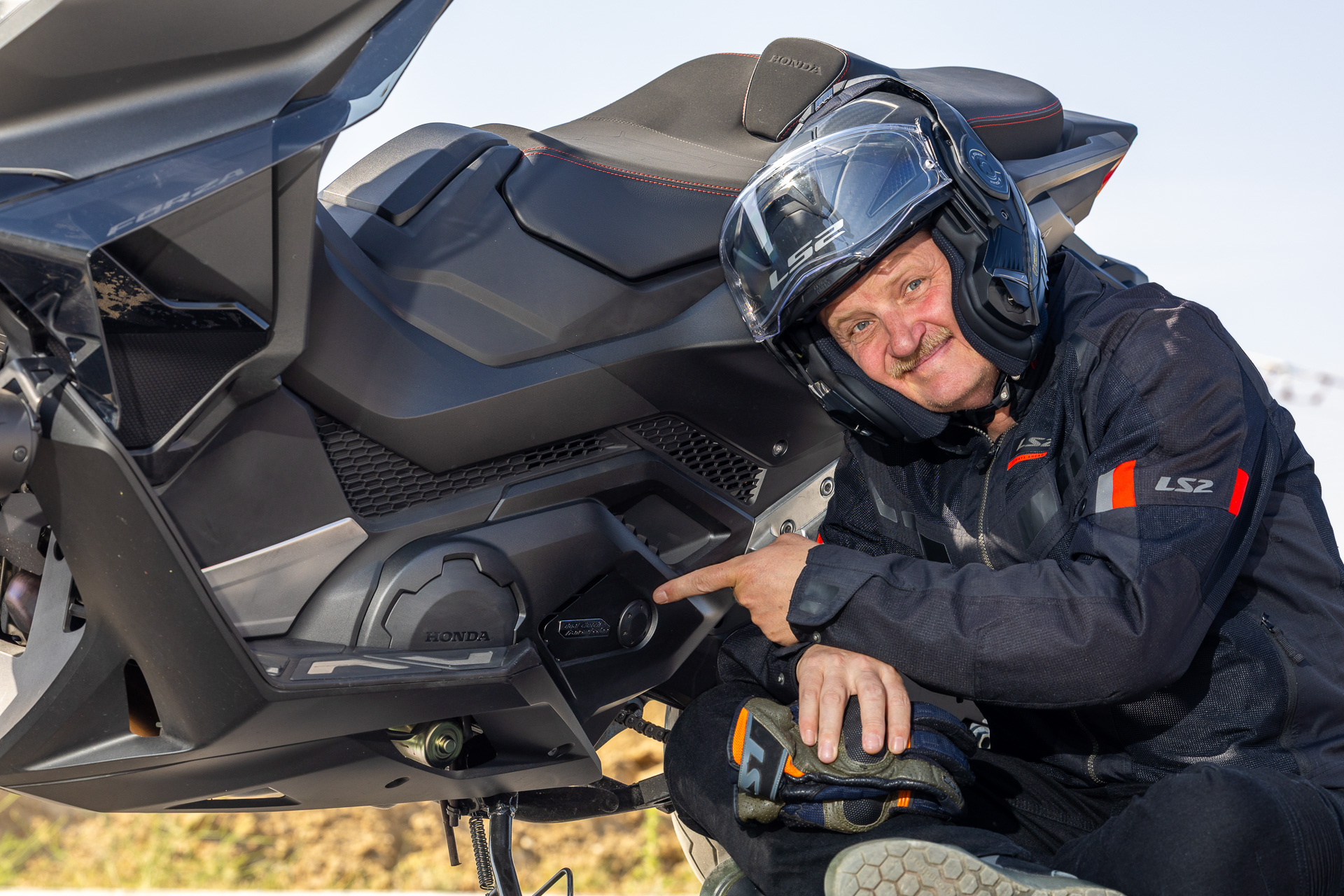 Photos: Honda Forza 750 test