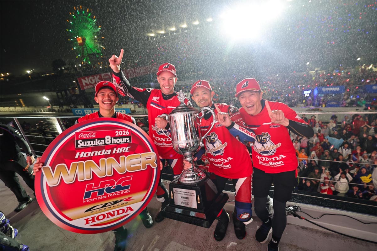 Honda, imparable con Rea y Takahashi, se lleva las 8 Horas de Suzuka 2026