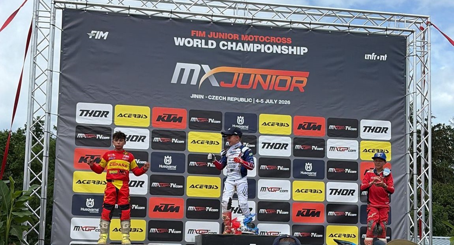 Spain champion of the FIM Ride Green Cup 2026 of the Junior Motocross World Cup
