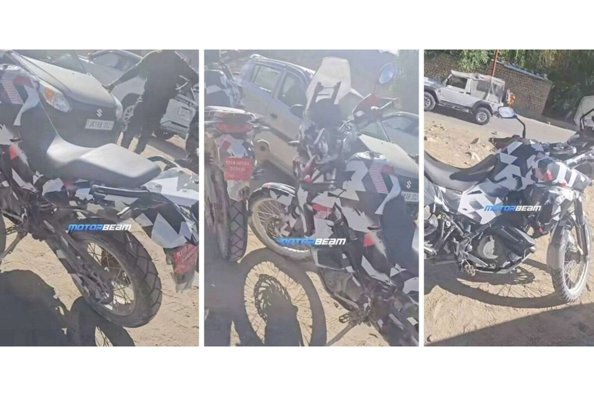 The Hero XPulse 420 is “portrayed” again during a test test