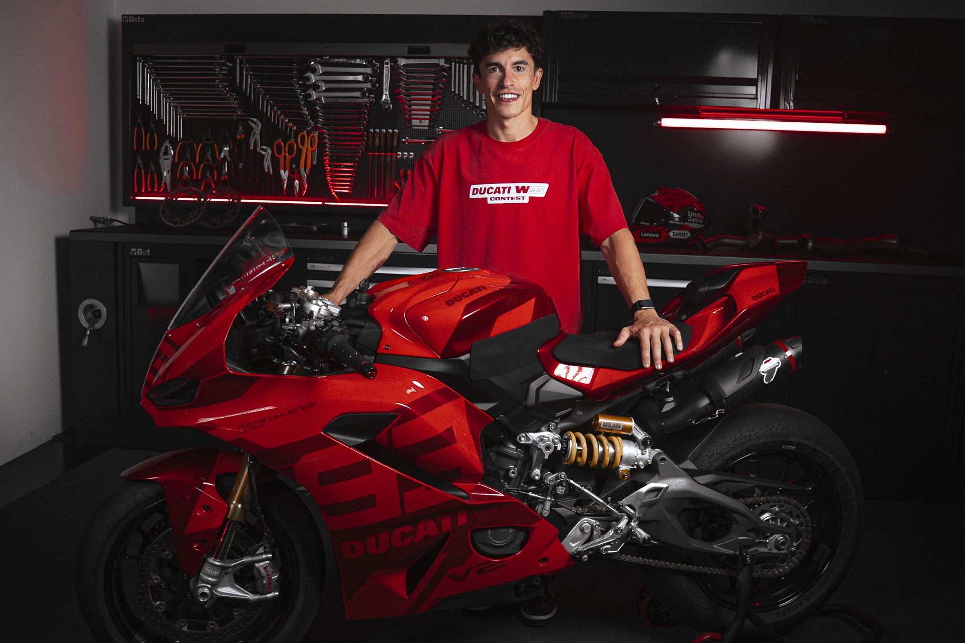 “Ducati W93 Contest 2026”: Una Panigale V2 edición especial Marc Márquez puede ser tuya