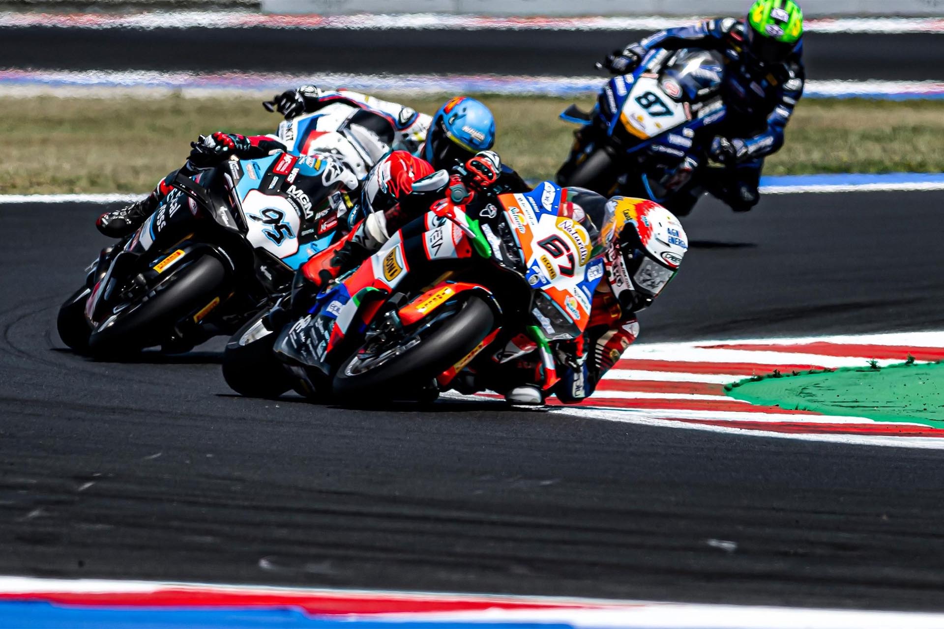 No matter how hard they try, the rest of the grid cannot fight head to head with Bulega and Lecuona