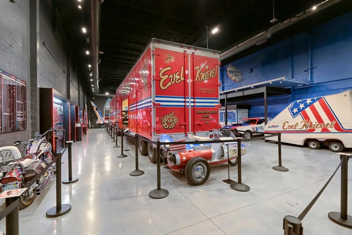 The Evel Knievel Experience, the official museum of the legendary stunt driver, opens its doors in Las Vegas