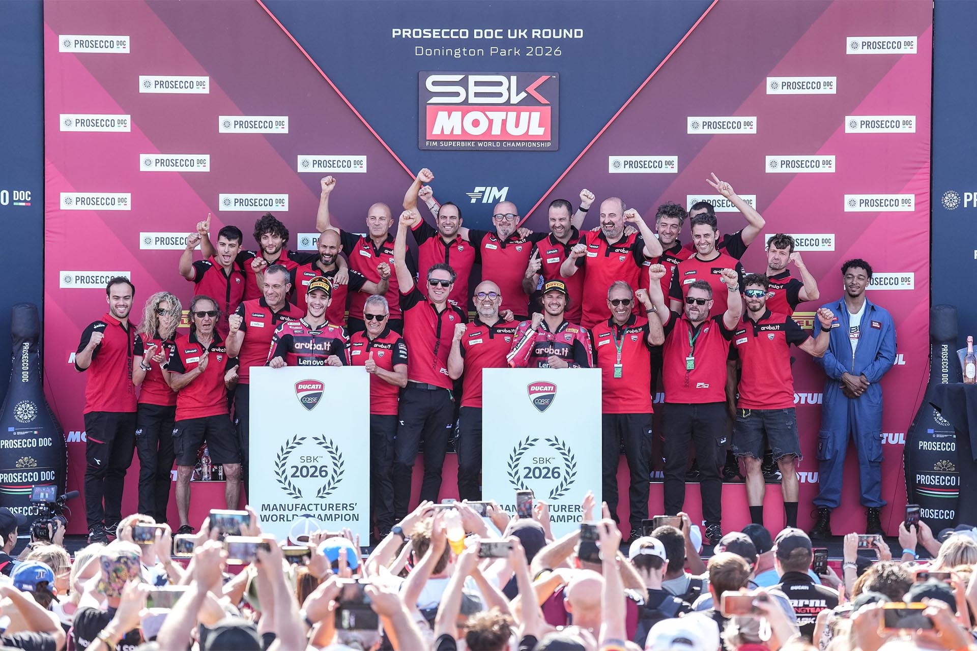 Ducati has swept this season and already has two titles under its belt and there is still a third of the races left!