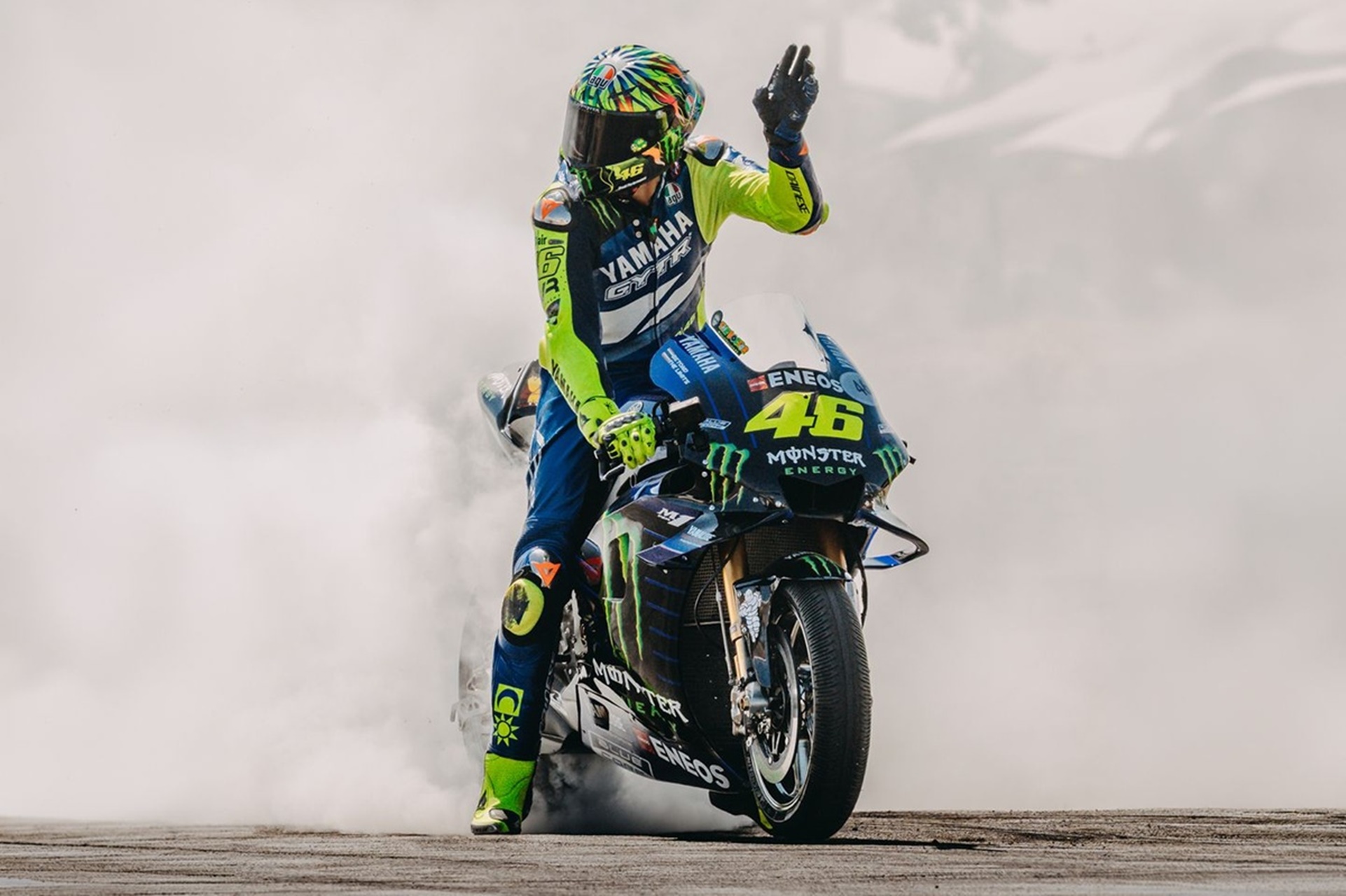 Valentino Rossi returns to ride his Yamaha YZR-M1 at Goodwood Festival 2026