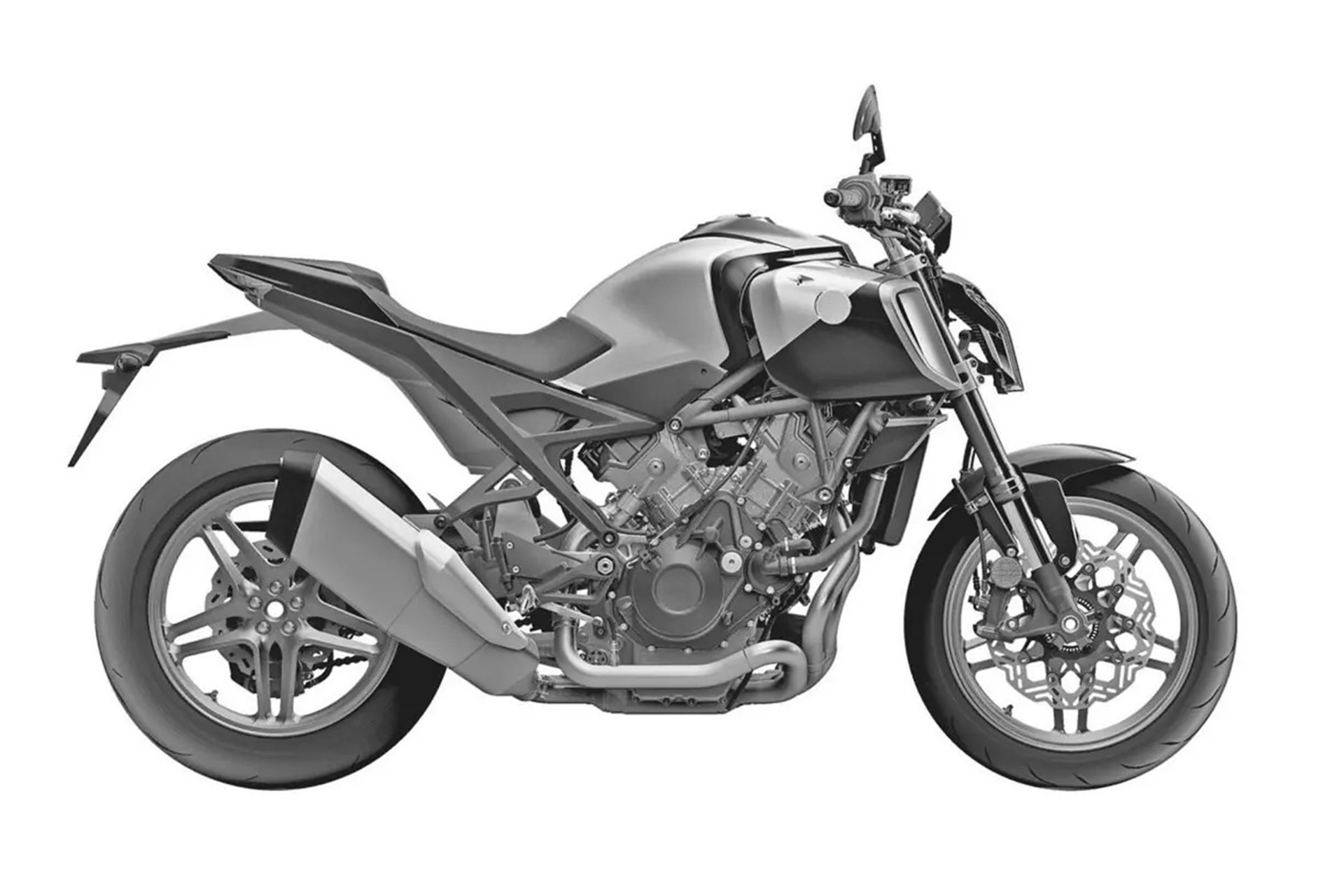 The final version of the Honda V3R 900 E-Compressor almost ready for its official presentation