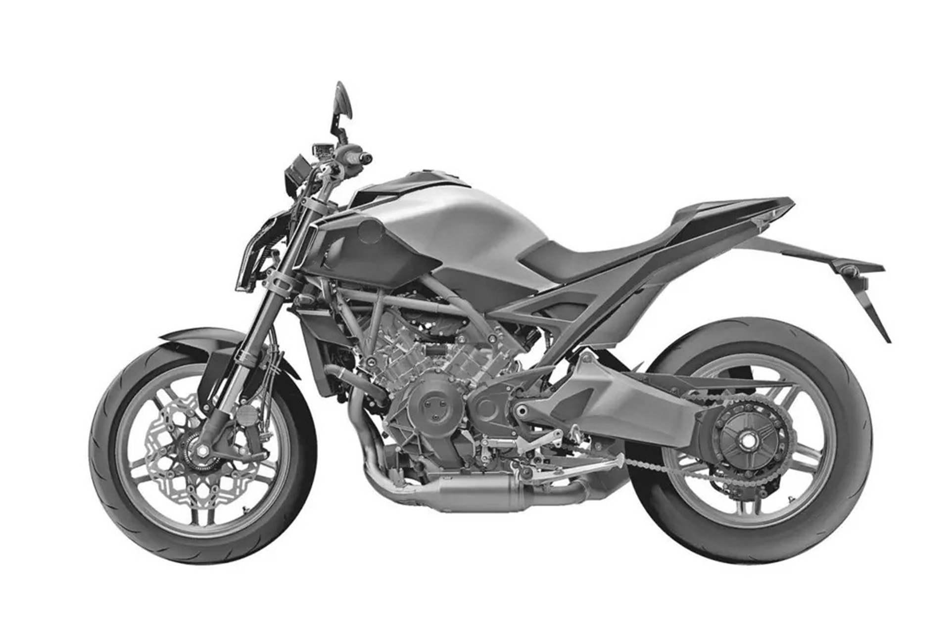 The final version of the Honda V3R 900 E-Compressor almost ready for its official presentation