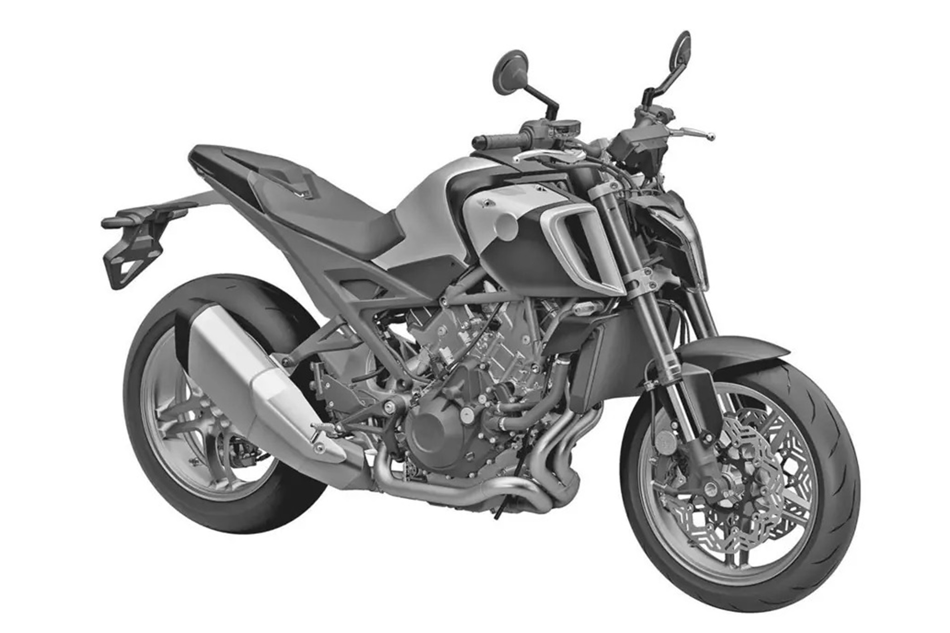 The final version of the Honda V3R 900 E-Compressor almost ready for its official presentation
