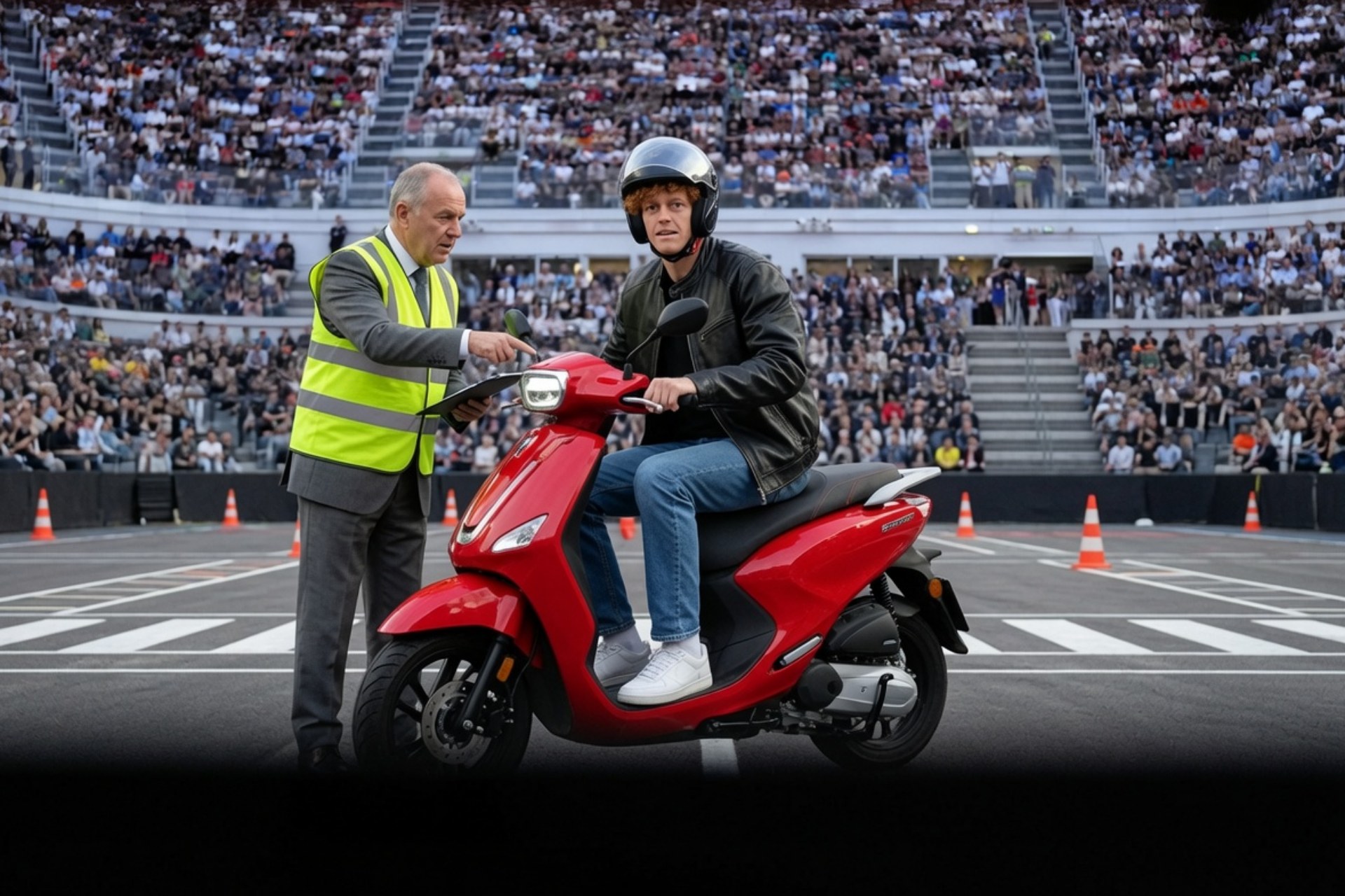 Jannik Sinner carnet de conducir moto