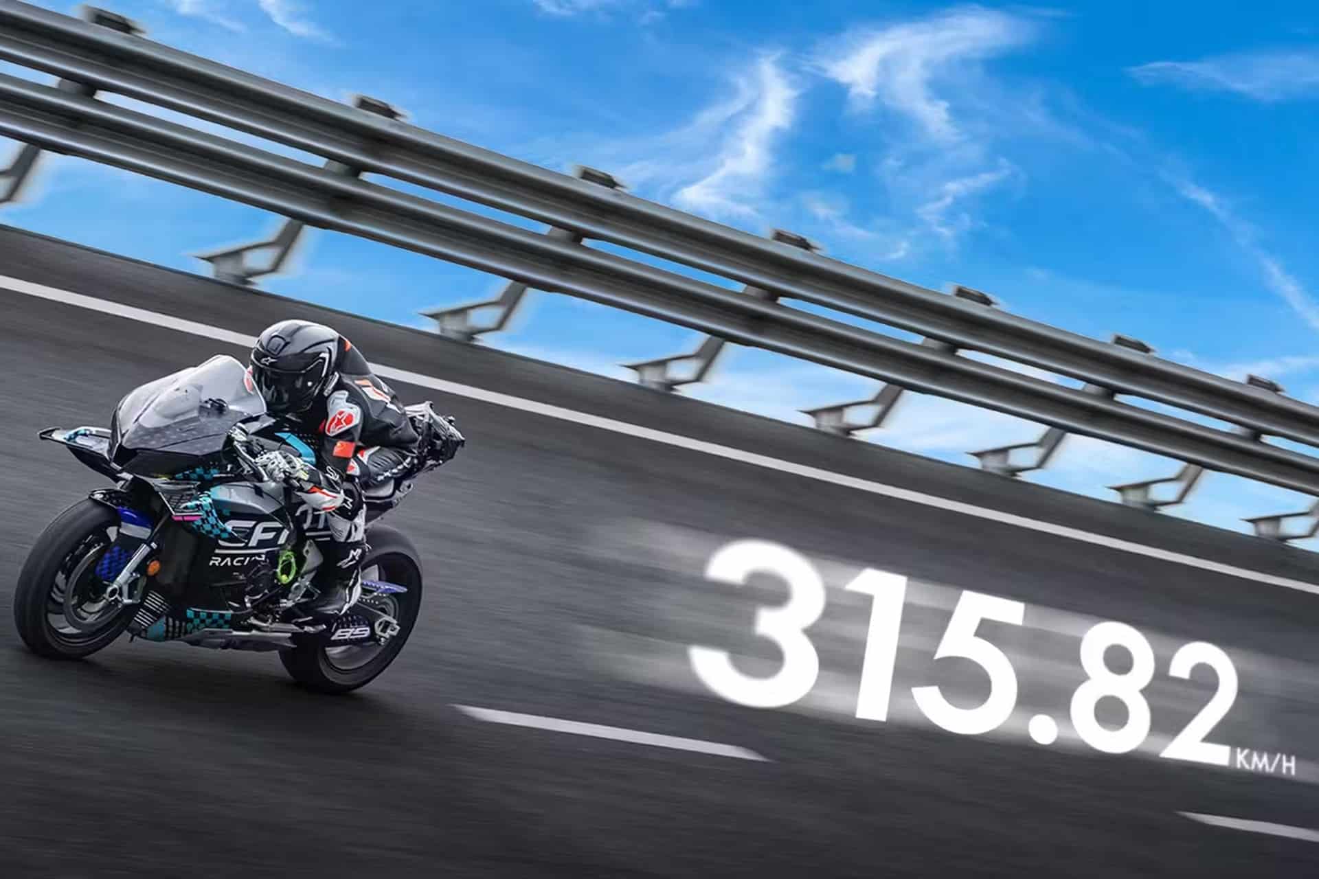 The CFMOTO V4 SR-RR officially becomes the fastest Chinese street bike on the planet