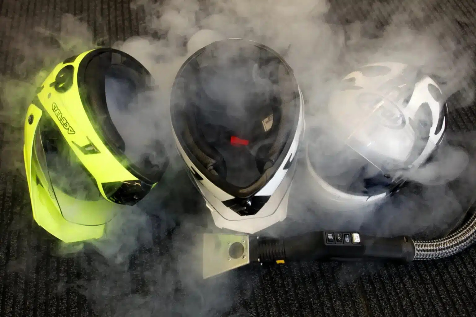 How to clean a helmet in summer