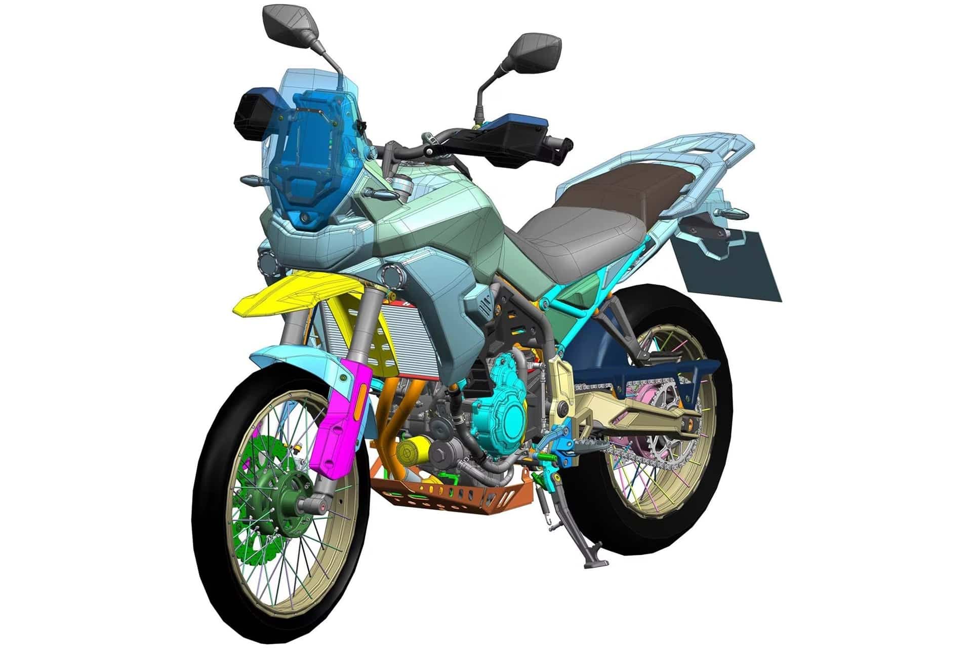 Cyclone RX625: the brand “dakarizes” its current medium-displacement ADV