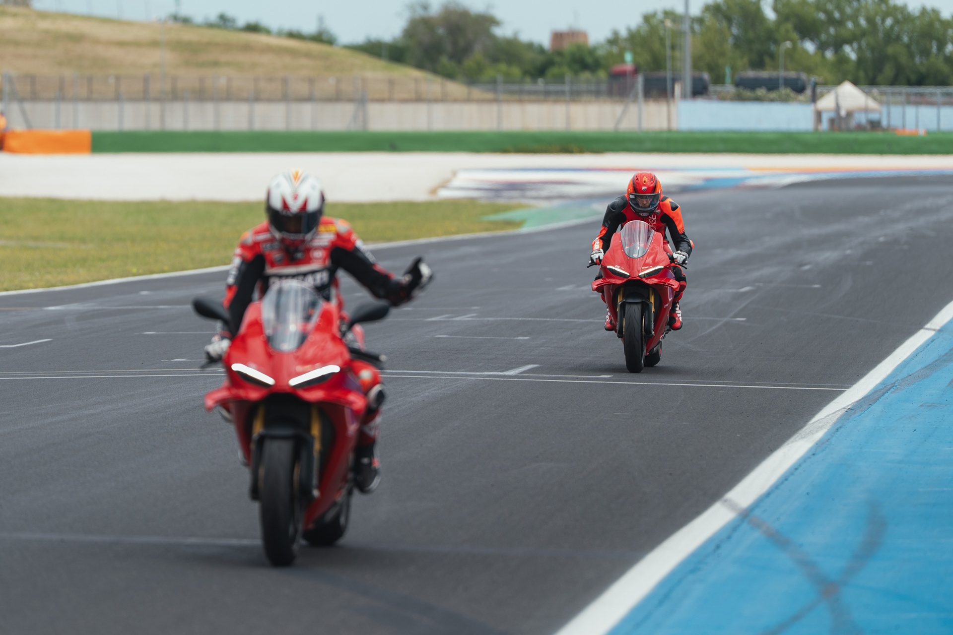 Ducati turns Misano into its most exclusive riding school with the new Panigale V4 R