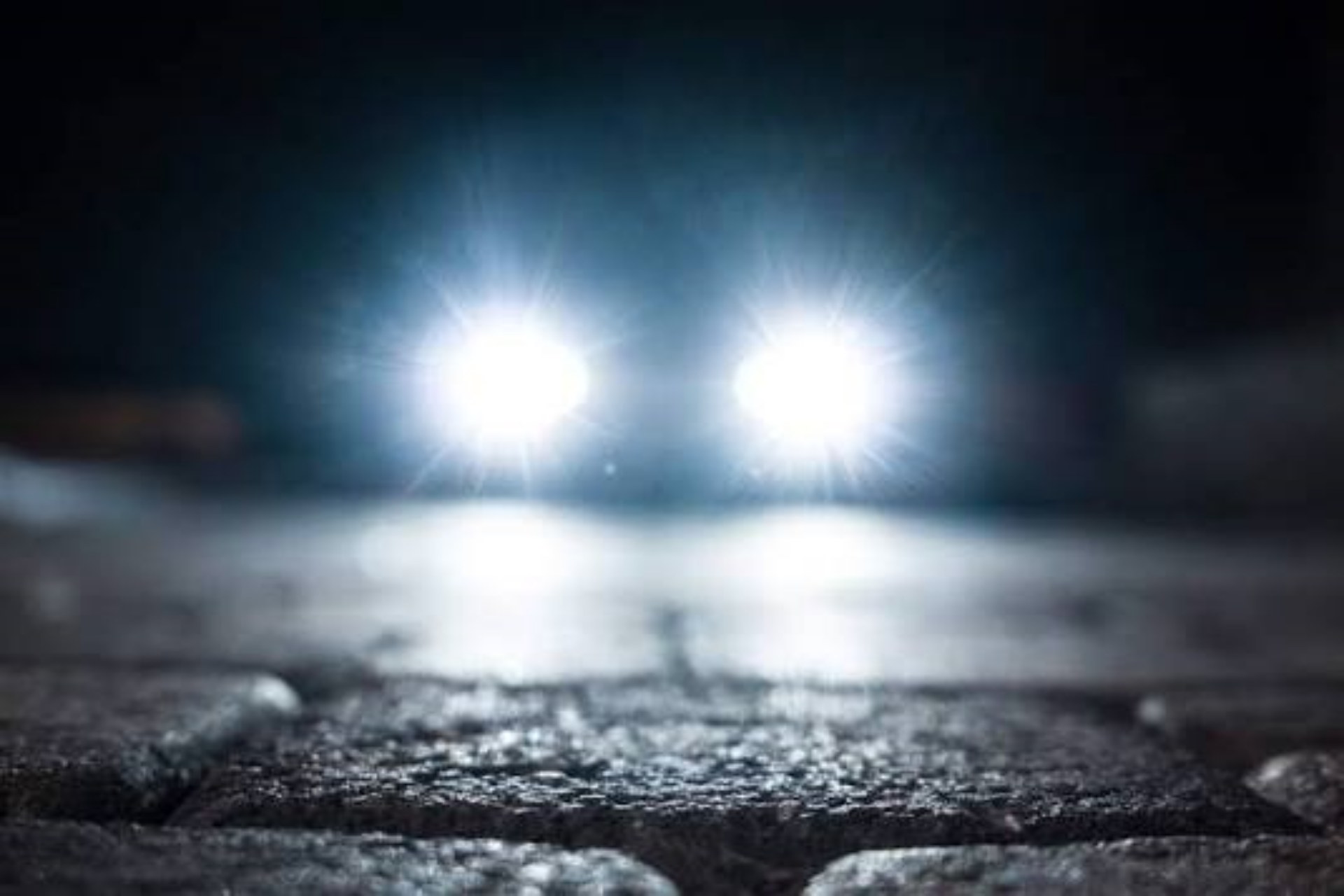 Headlights dazzle