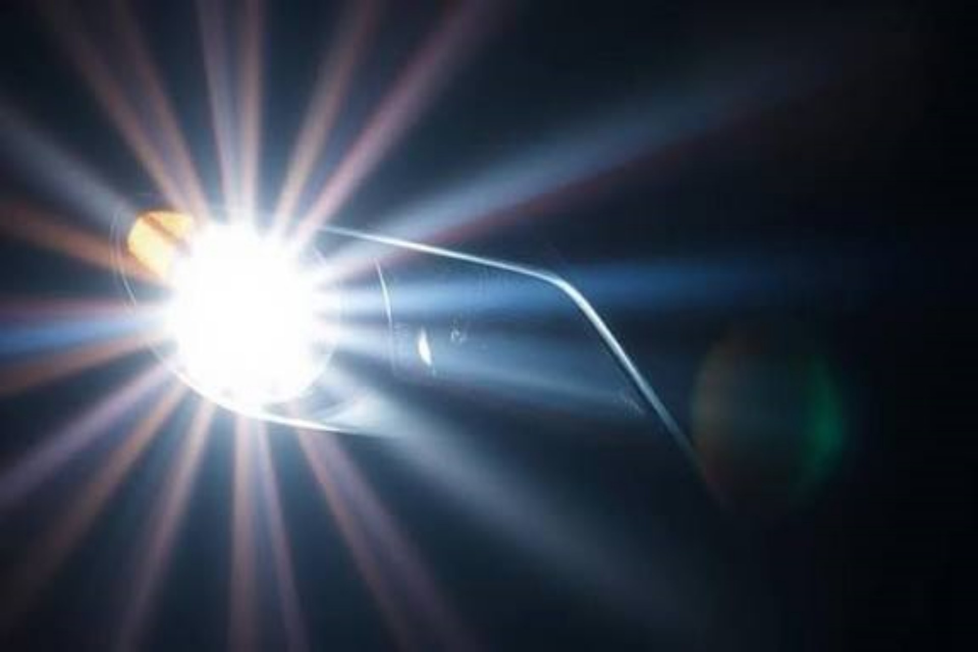 Headlights dazzle