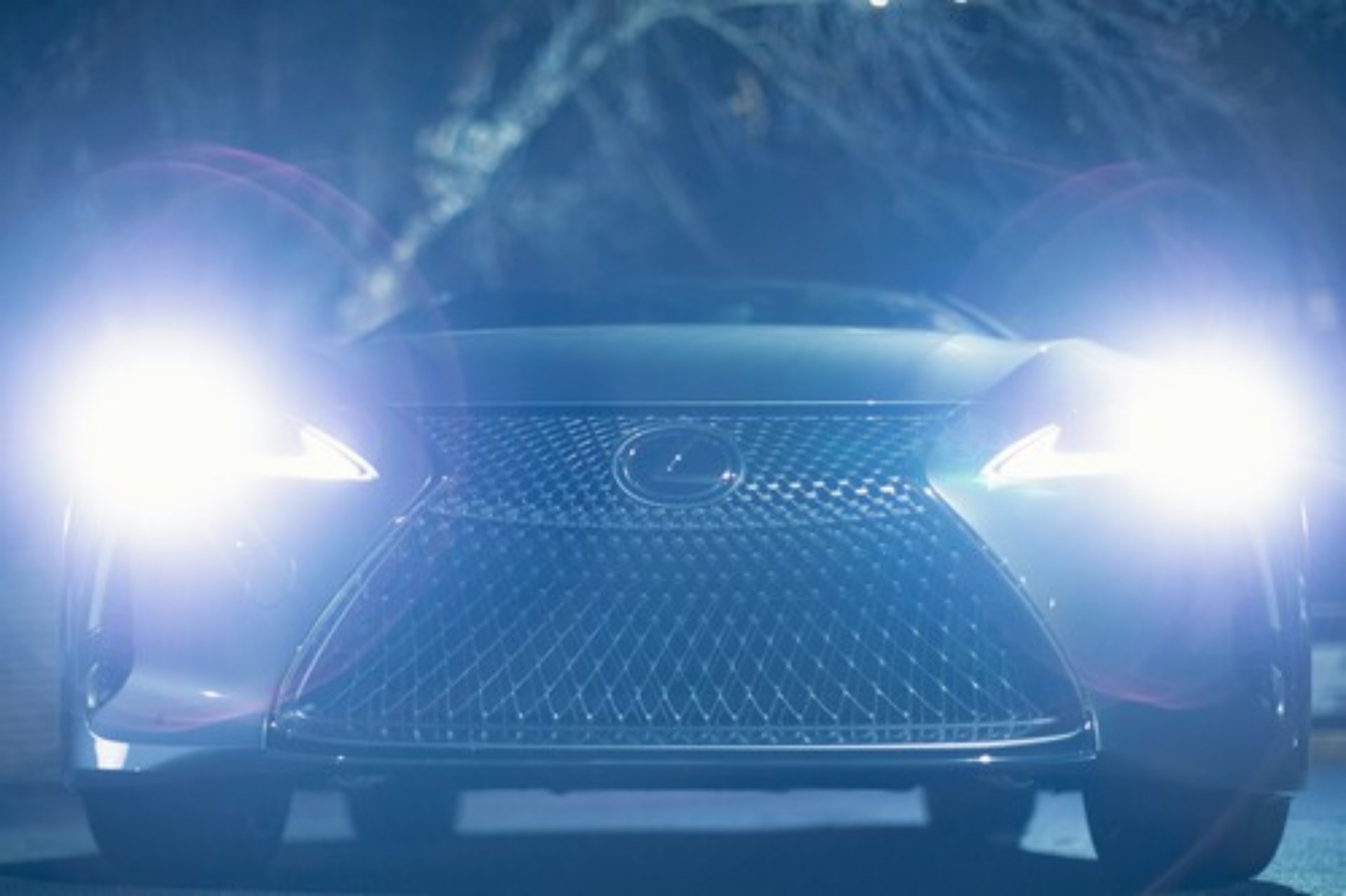 Headlights dazzle