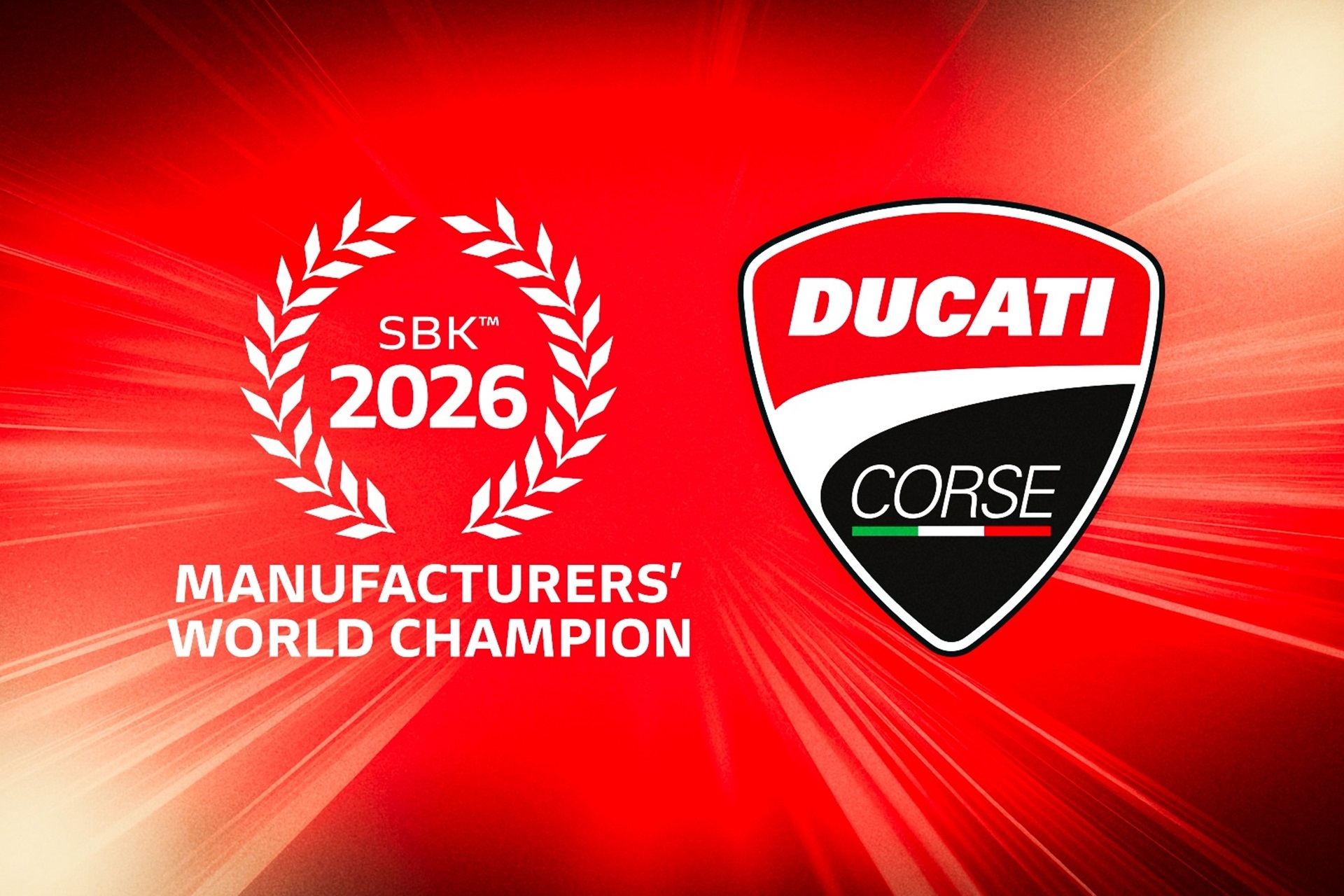 Ducati celebrates winning its 22nd Constructors' title in the WSBK