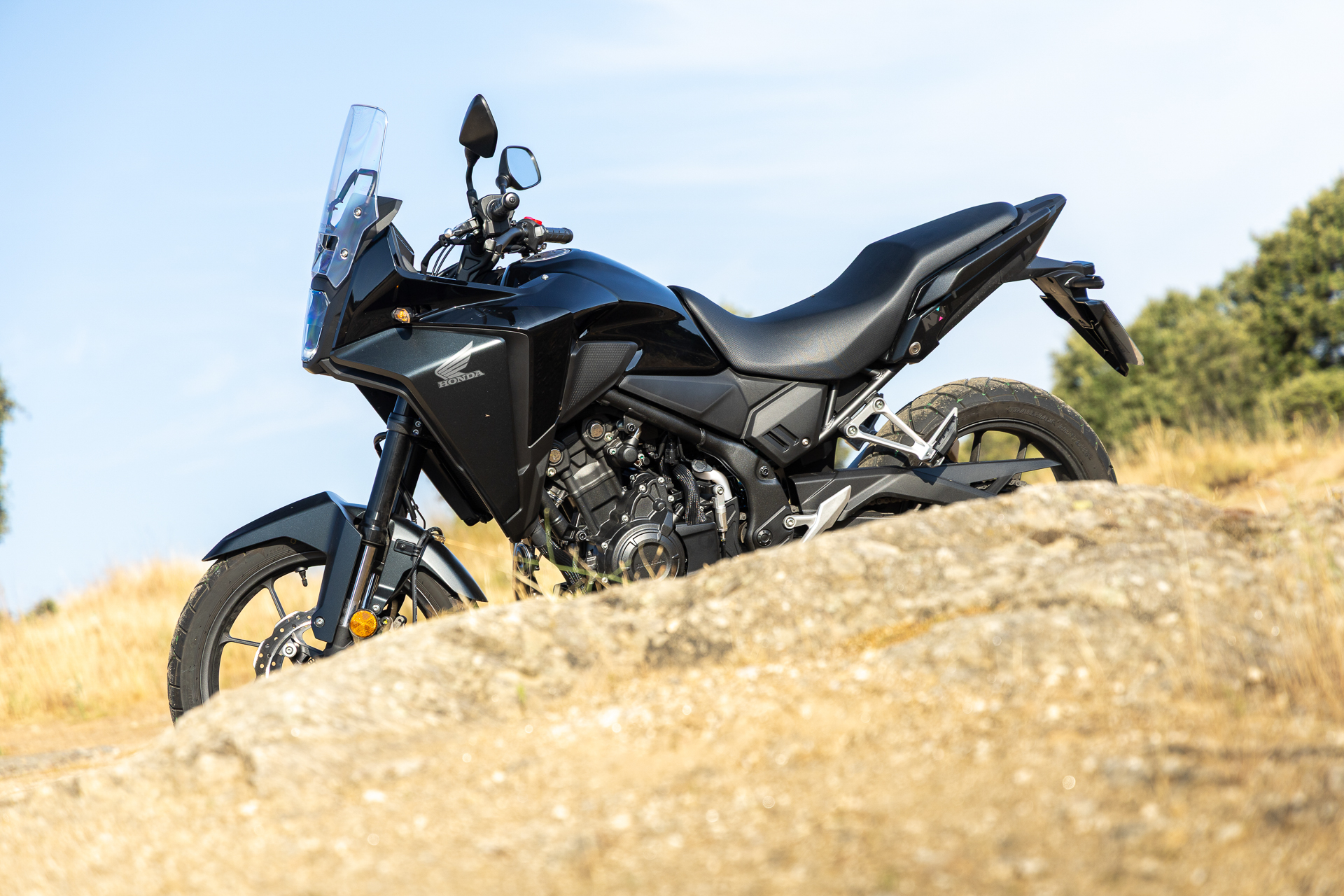 Honda NX500 E-Clutch Test