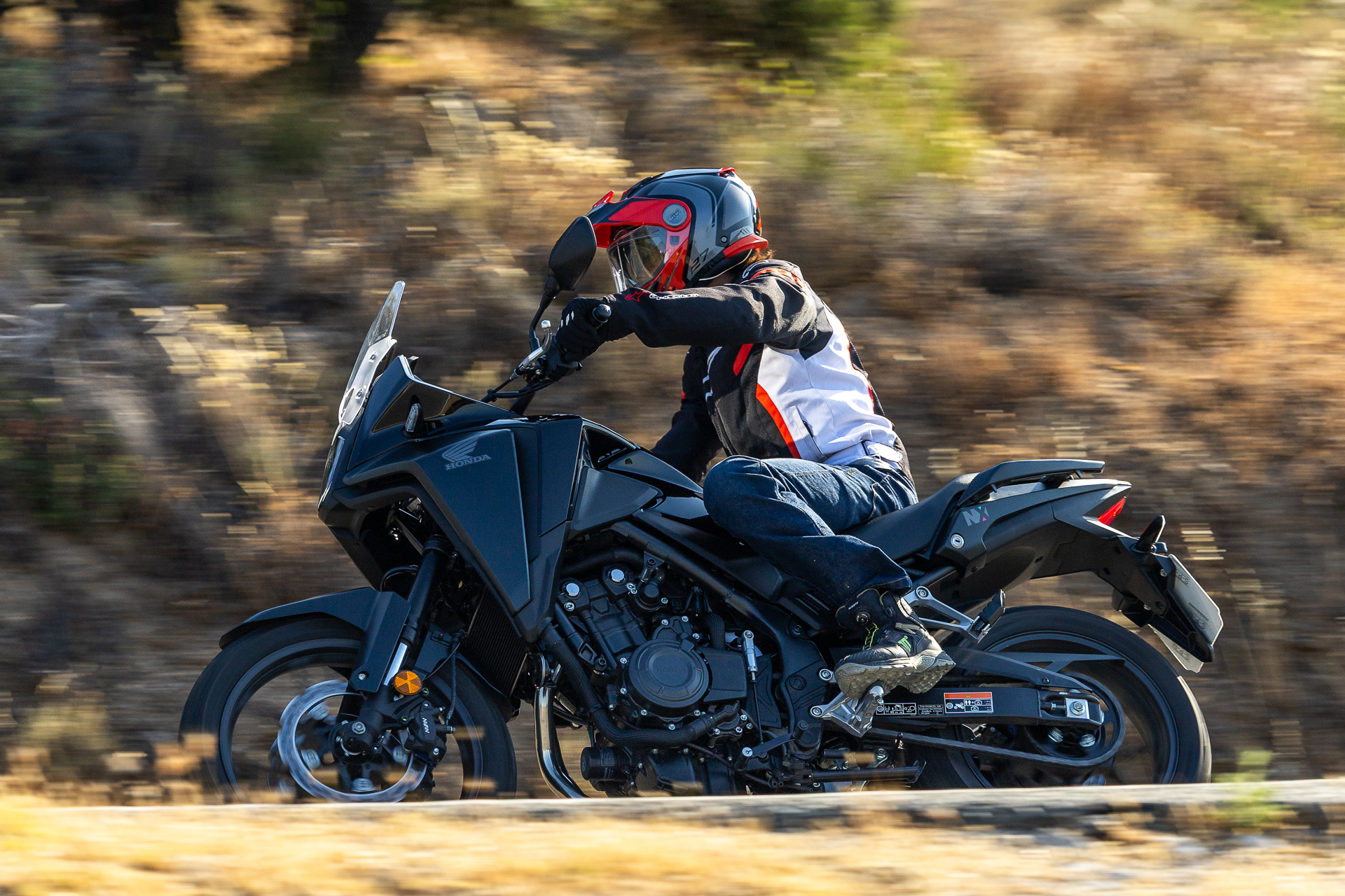 Honda NX500 E-Clutch Test