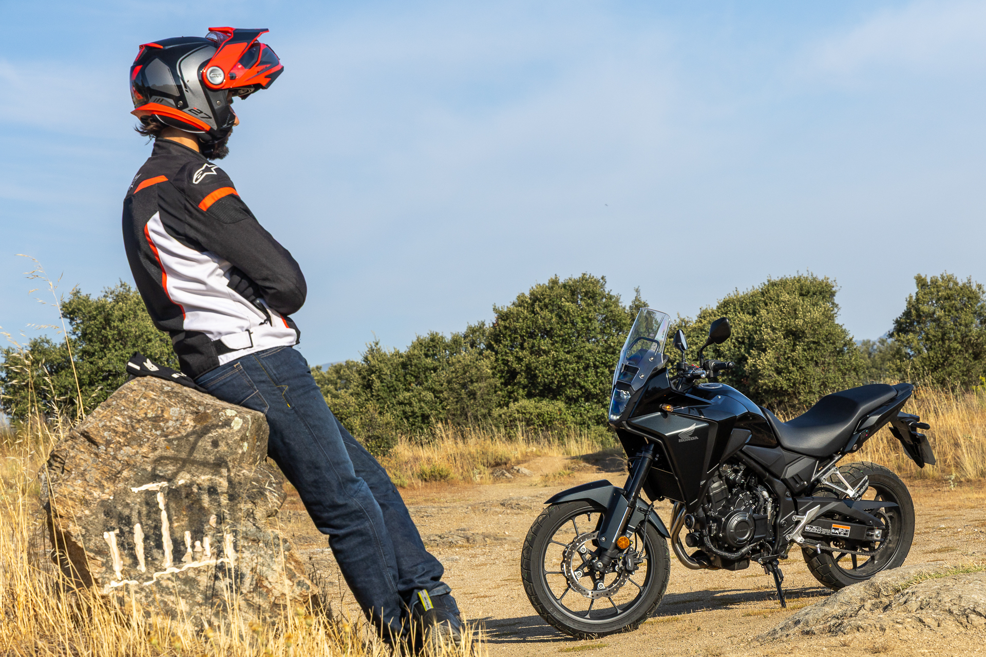Honda NX500 E-Clutch Test