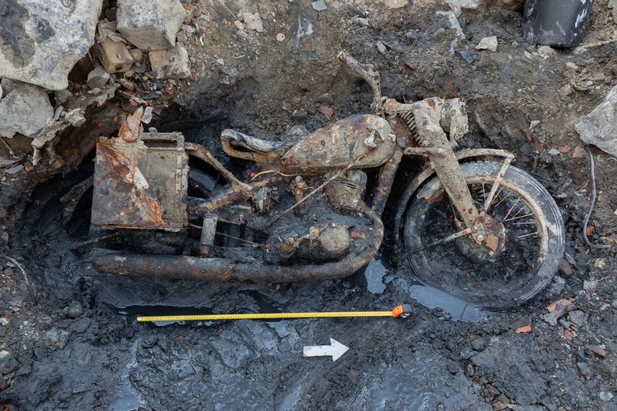 DKW NZ 350-1 from World War II discovered in Danube waters