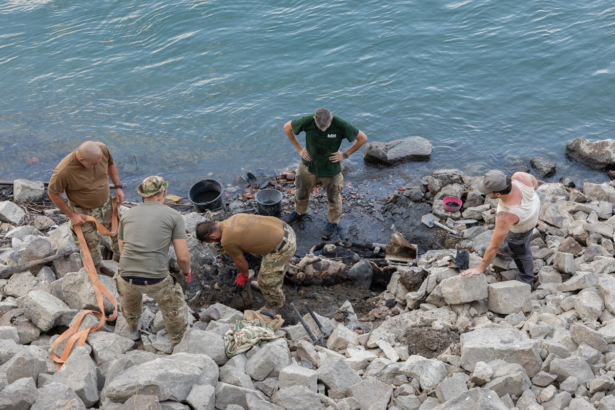 DKW NZ 350-1 from World War II discovered in Danube waters