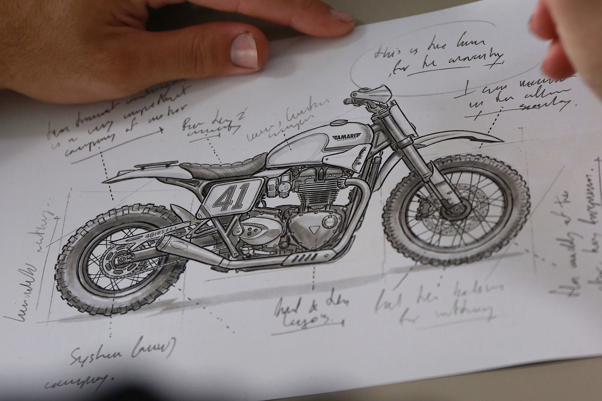 Tamarit Motorcycles presents “Miura”, the radical off-road machine with which Triumph Originals