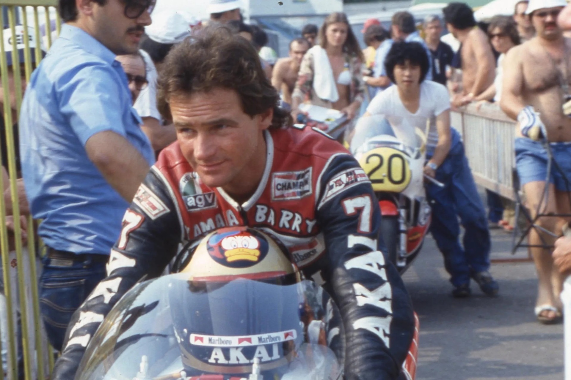 Barry Sheene, la leyenda británica del motociclismo, forma a pasar parte del MotoGP Hall of Fame