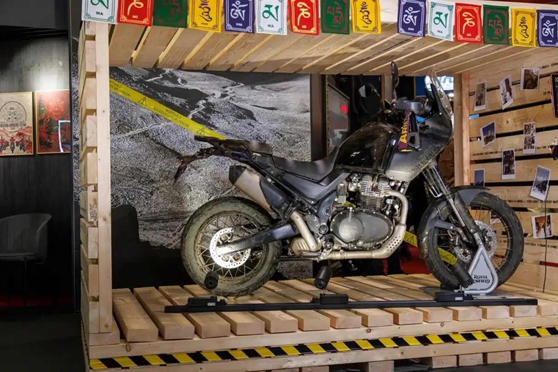 A Himalayan 750 almost ready for production is already rolling on European roads