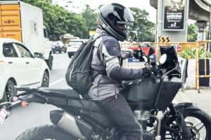 The future Himalayan 750 will also have a touring variant with a 19” front wheel