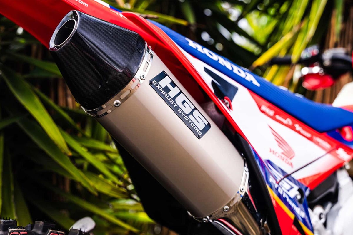 The exhaust is another of the important changes