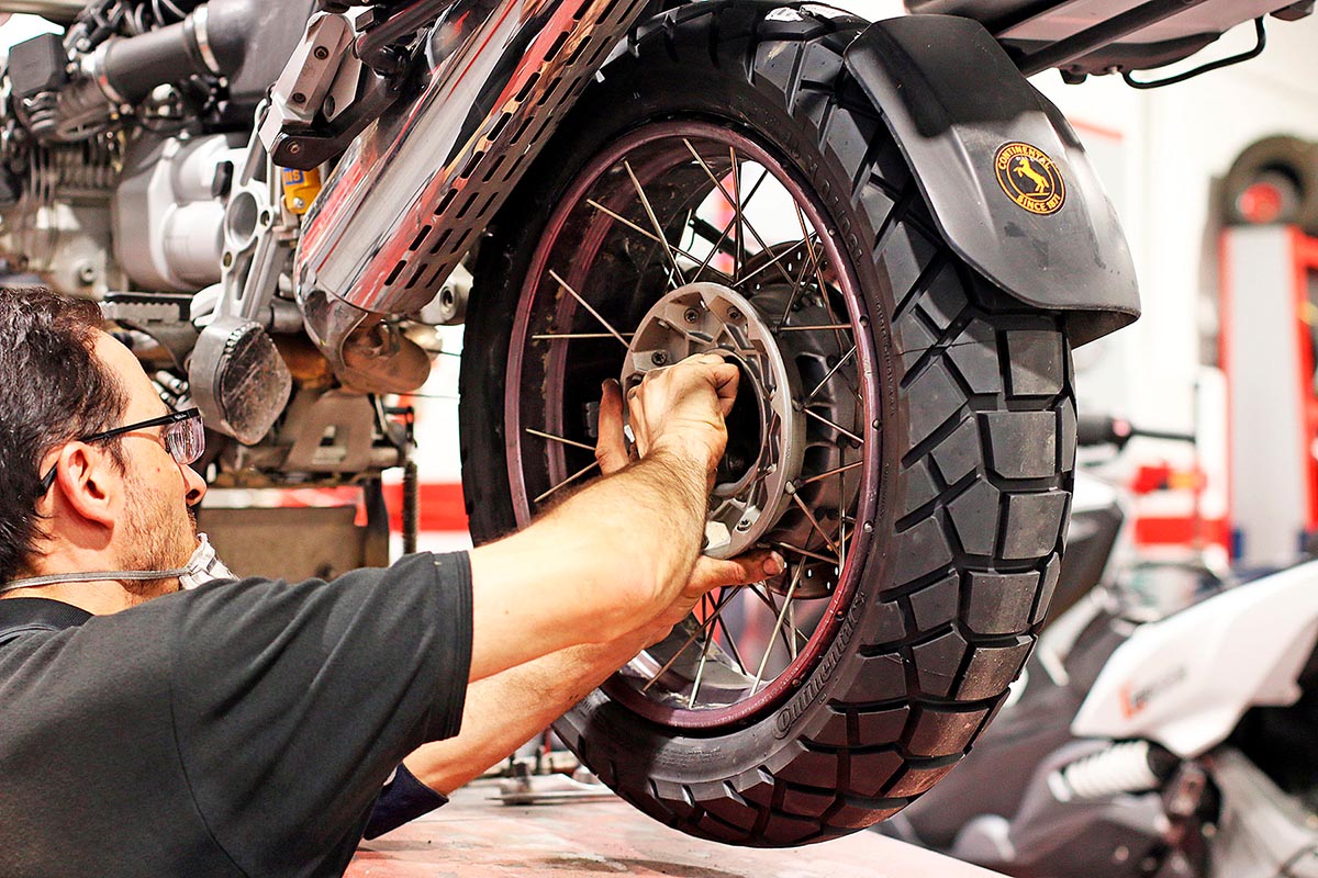 The condition of the tires should be checked regularly