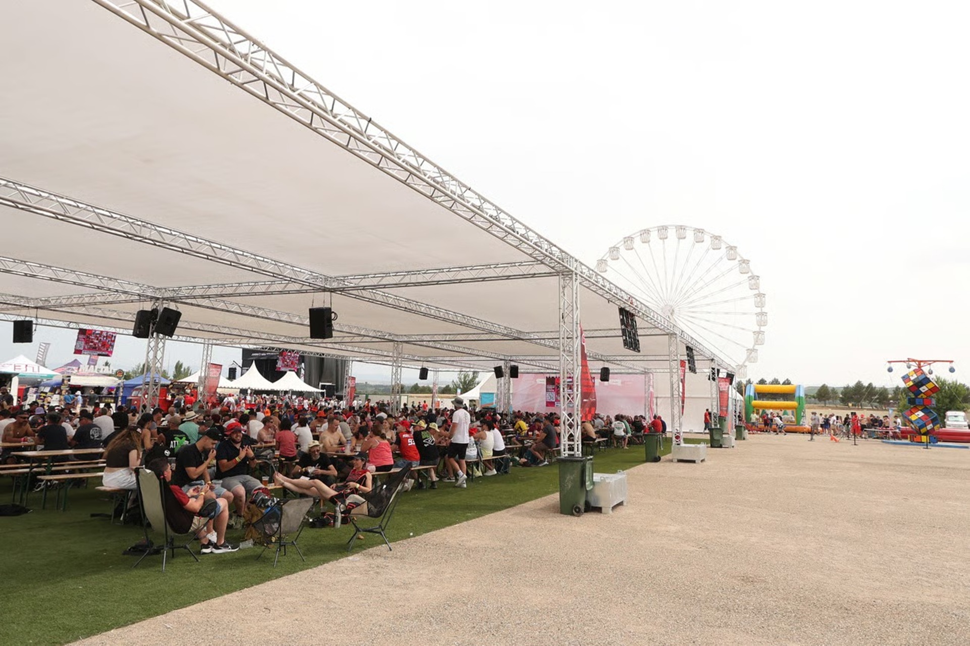 Fan Zone of the Michelin Aragon Grand Prix: The show continues beyond the track