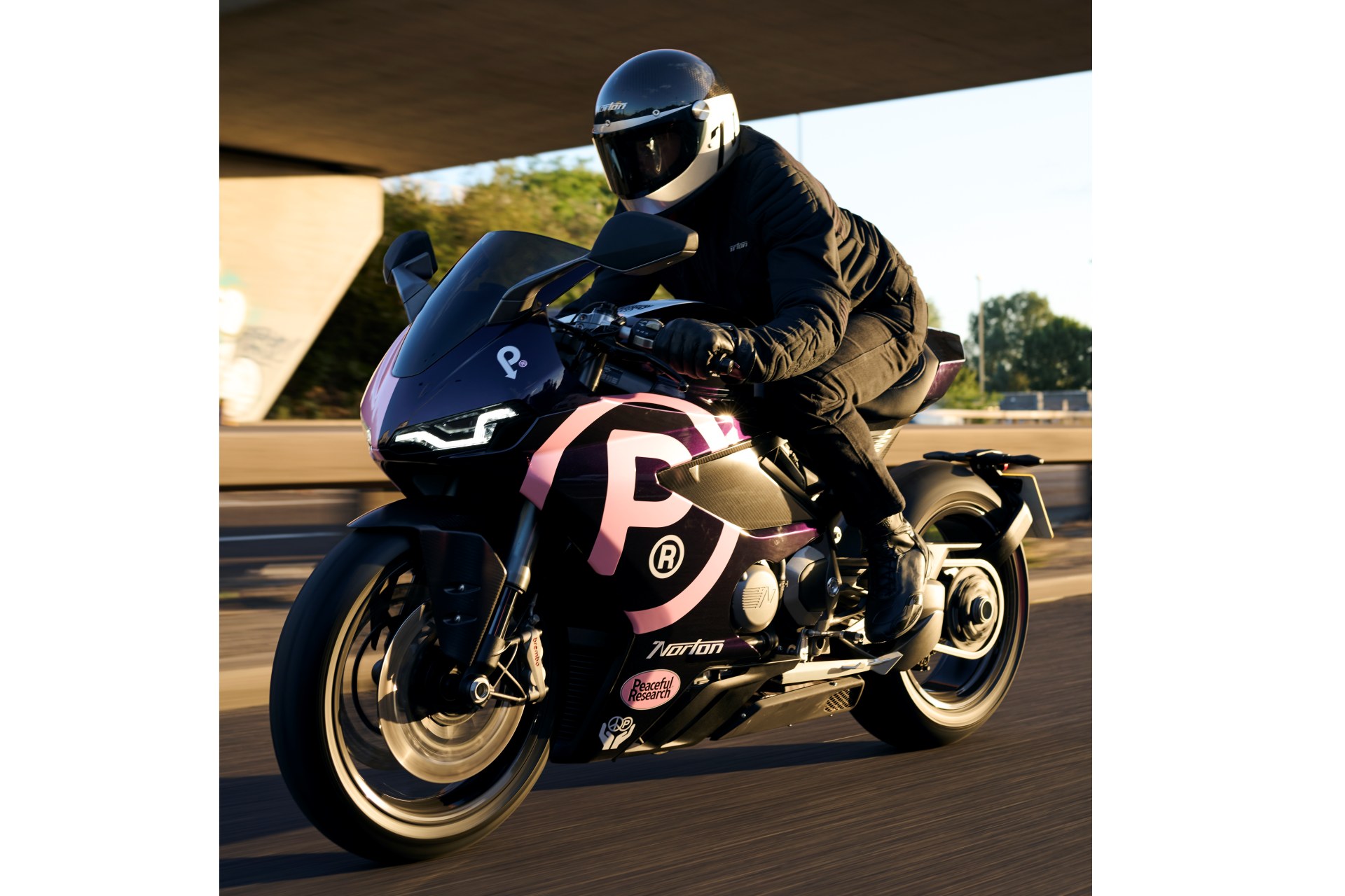 Norton Manx R and Peaceful Research