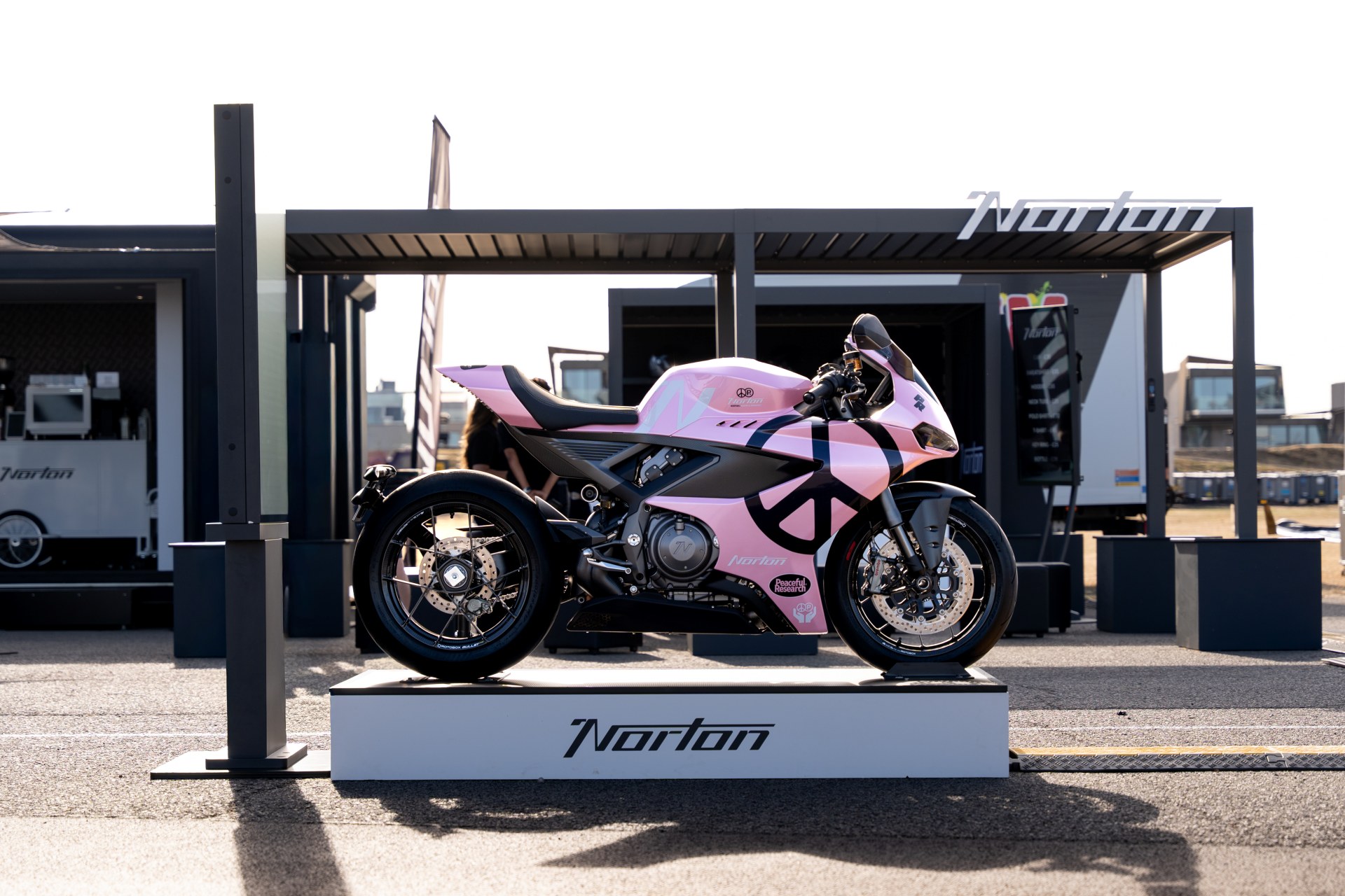 Norton Manx R and Peaceful Research
