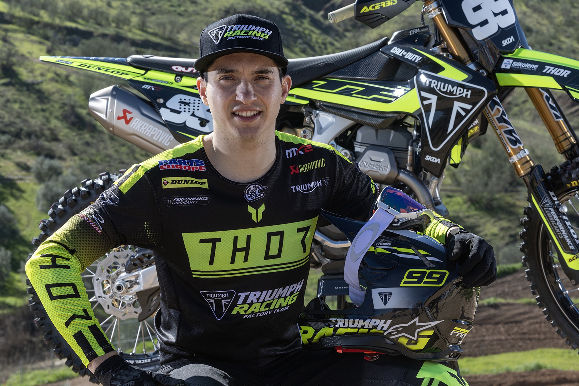 Guillem Farrés and Triumph Factory Racing will make the leap to MXGP together in 2027