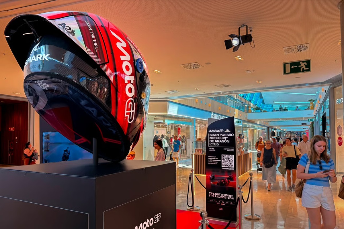 Puerto Venecia warms up for the Michelin Grand Prix of Aragon