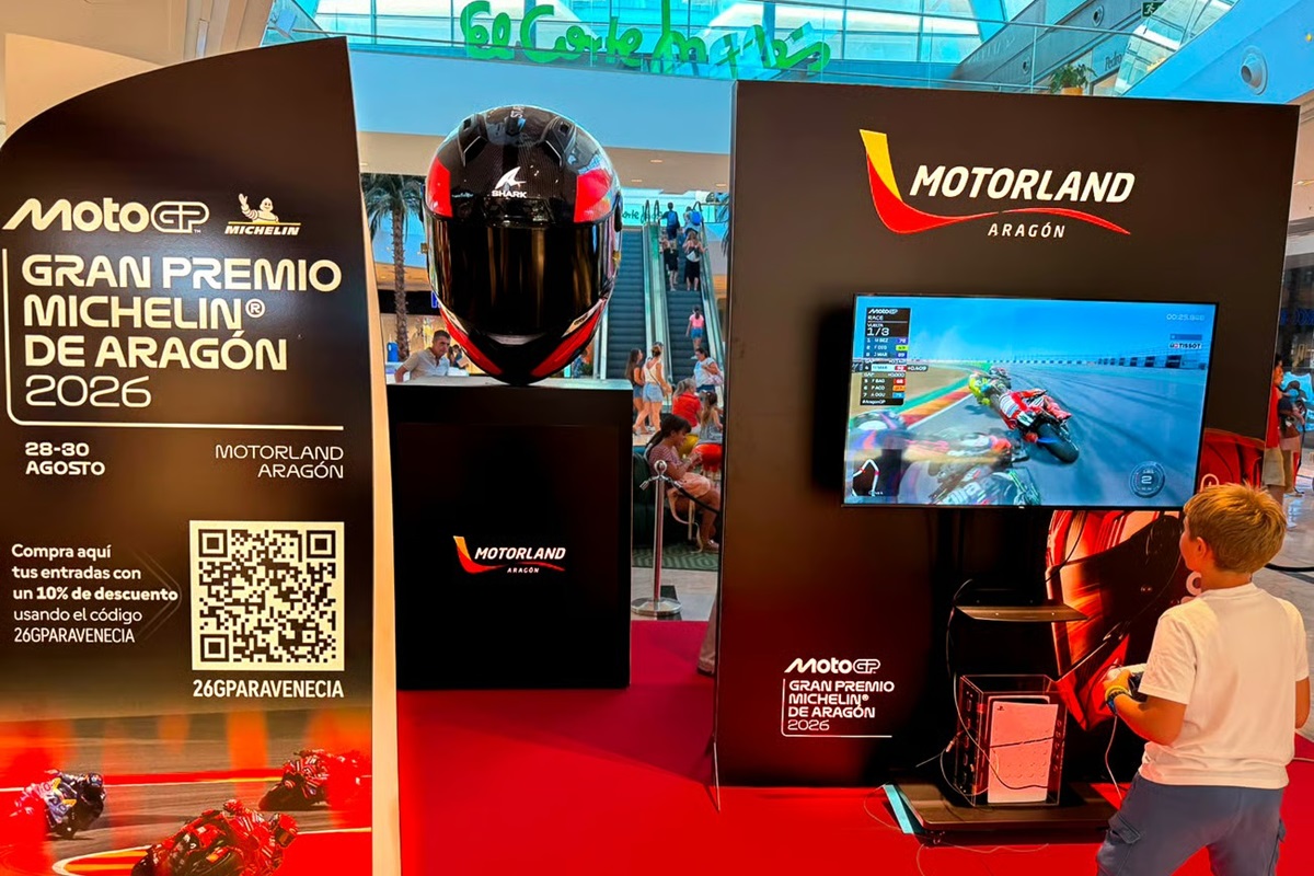 Puerto Venecia calienta motores para el Gran Premio Michelin de Aragón
