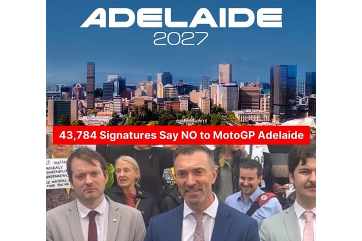 Adelaide residents on the warpath against the 2027 MotoGP Australian GP