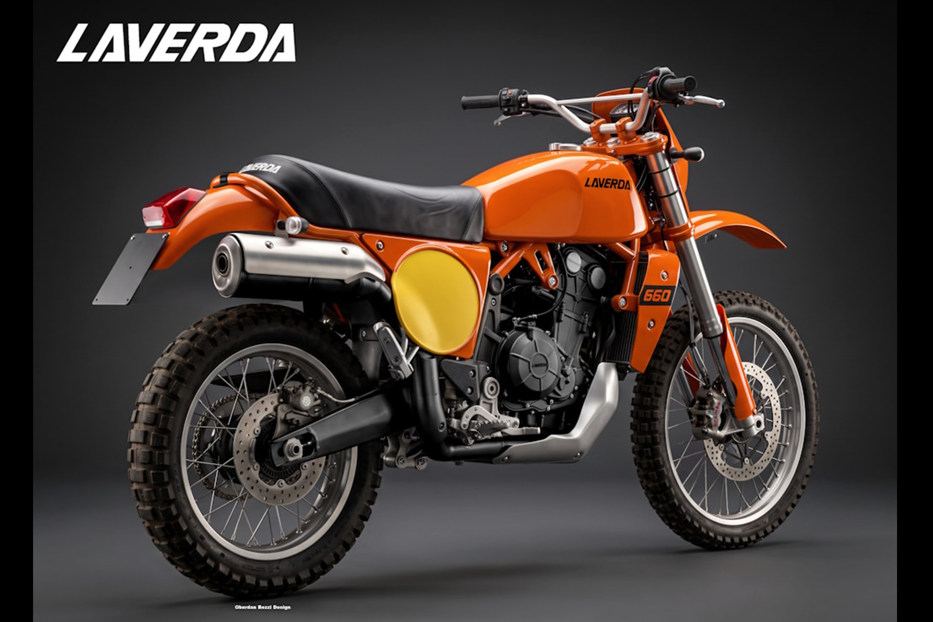 Laverda LA-1 660 by Oberdan Bezzi: The off-road with classic style and Aprilia mechanics that could seal the resurgence of the brand