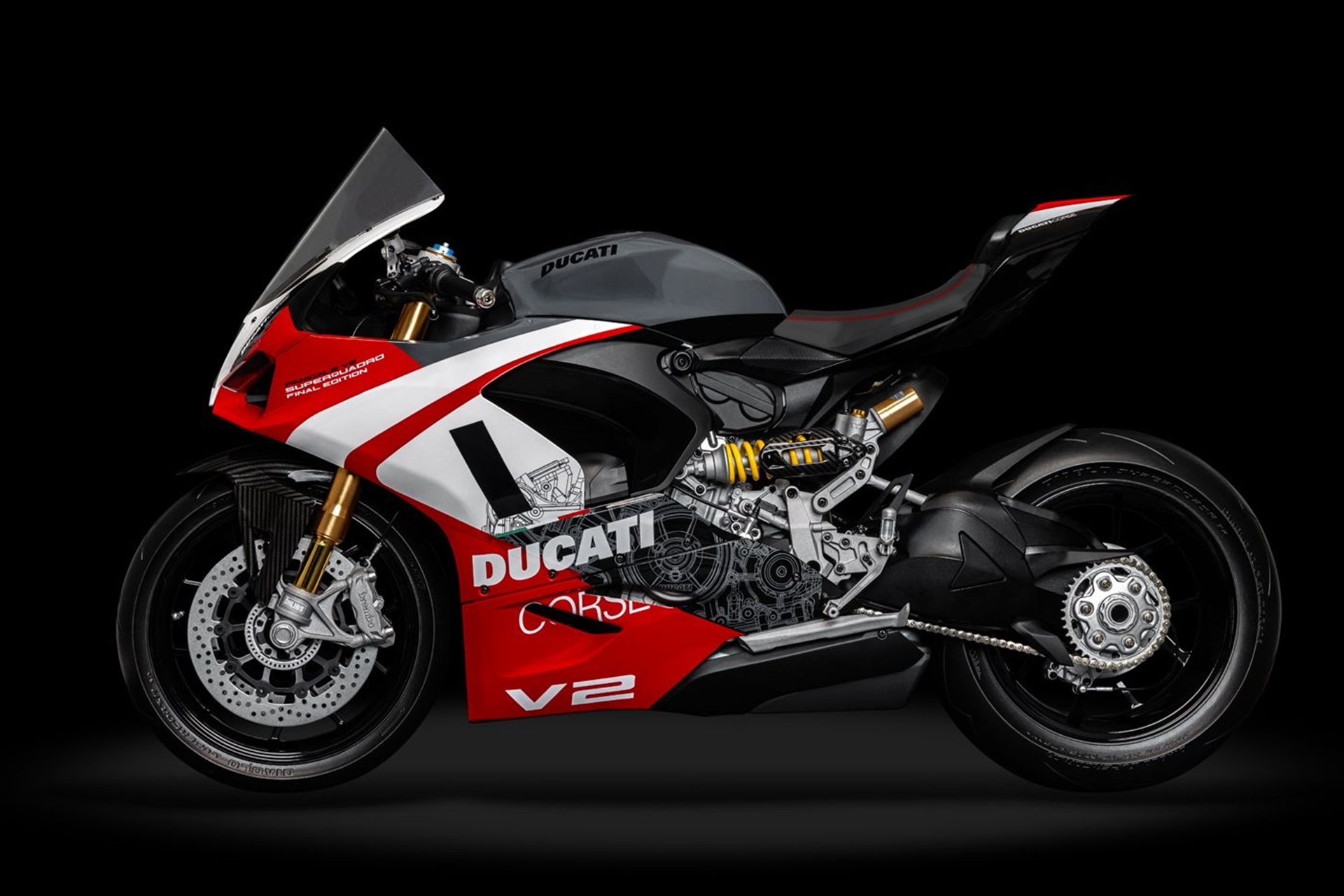 Panigale V2 Superquadro Final Edition: now in an exclusive 1:4 scale model