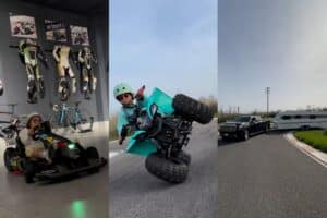 Zayn Sofuoglu continues “messing it up” with a quad, a caravan and a kart
