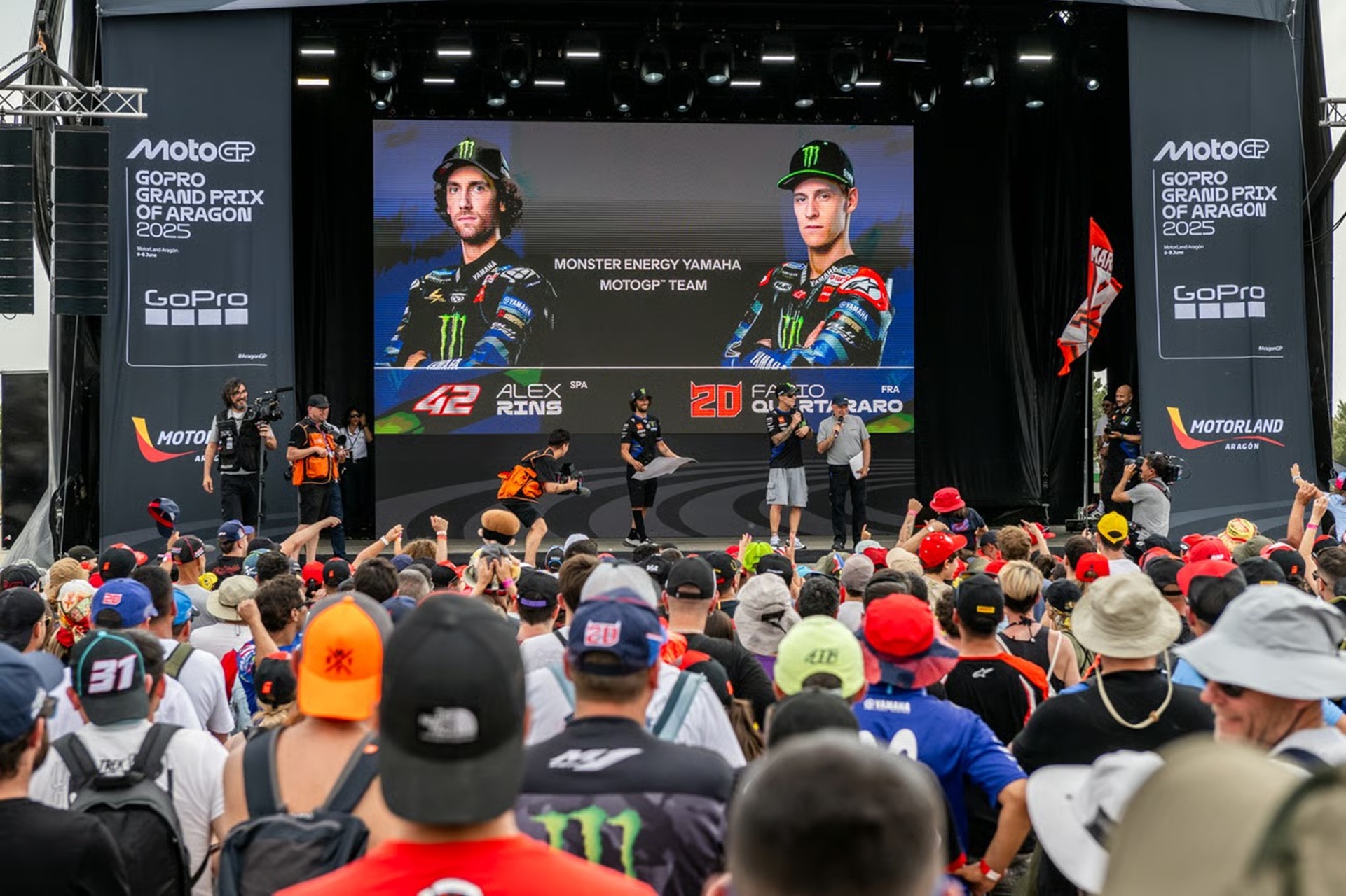 The MotoGP “Grand Caravan” begins to roll out at MotorLand