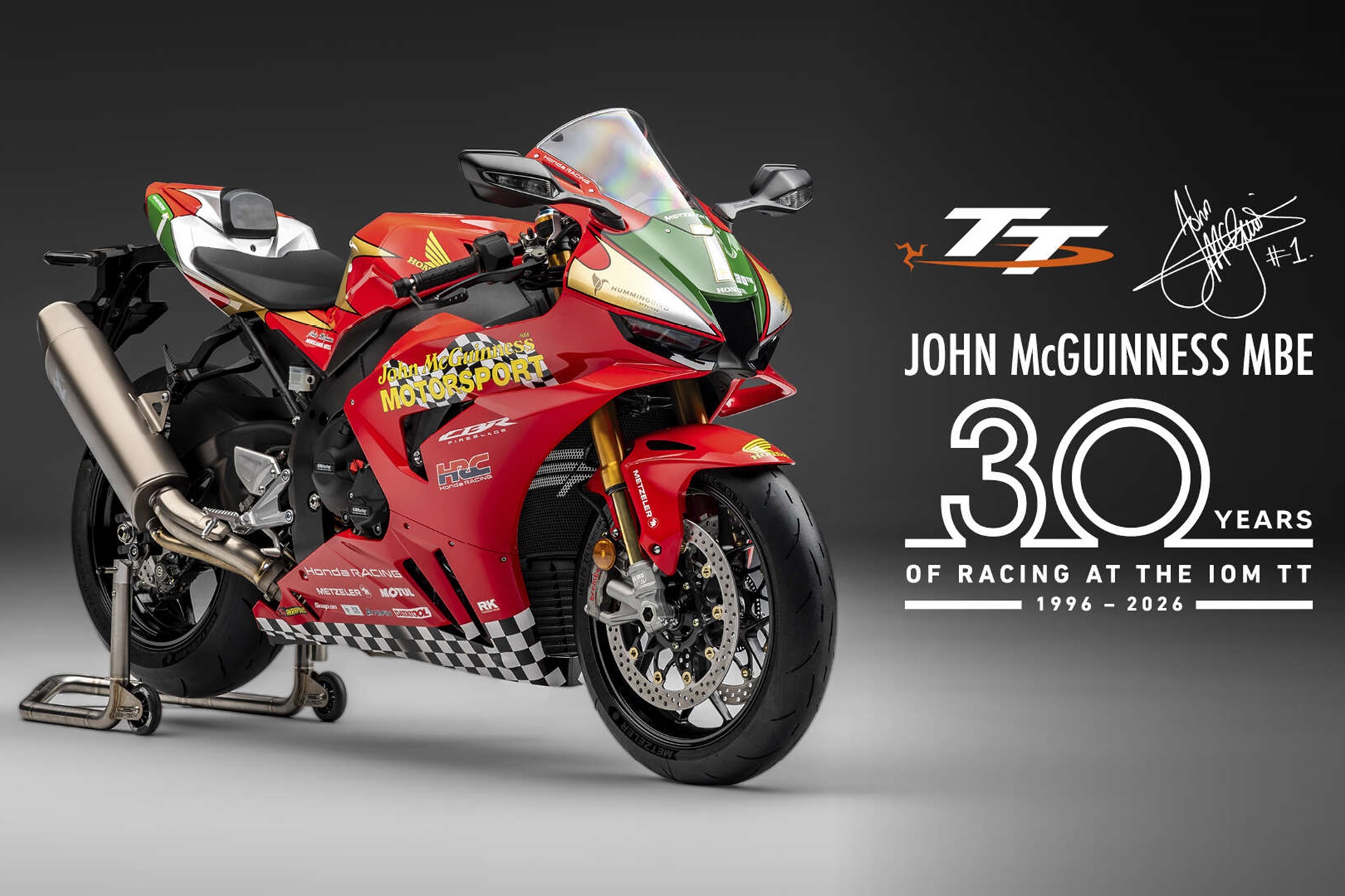 Honda launches its new CBR1000RR-R Fireblade SP John McGuinness 30th Anniversary Replica Limited Edition