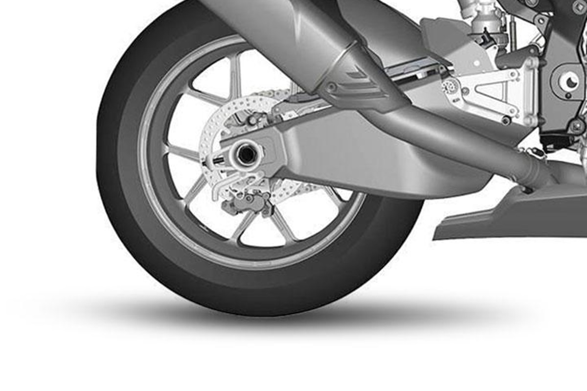 BMW patents the swingarm that will mount its next generation of superbikes