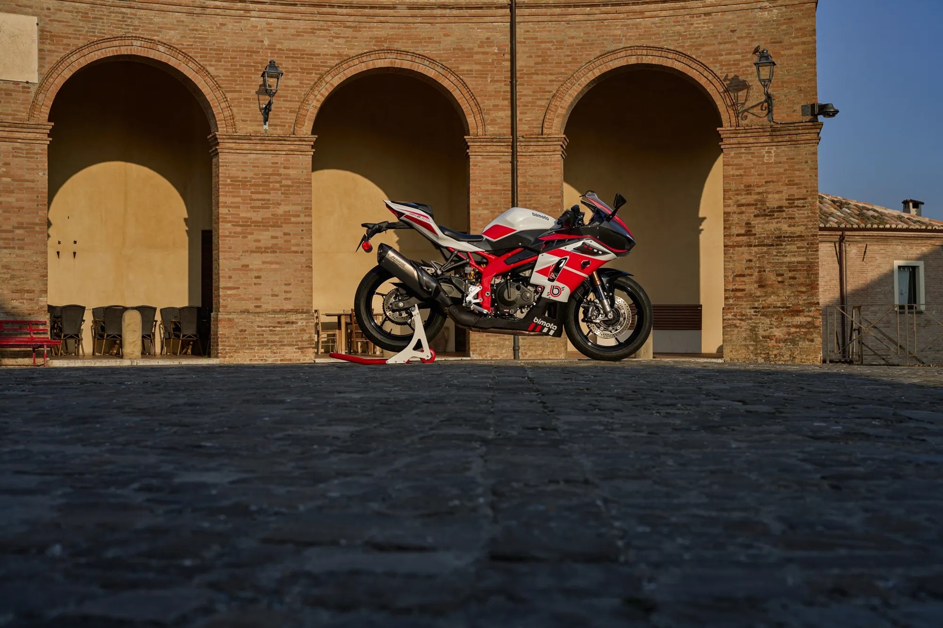 The Bimota KB399 range lands in the brand's official dealers