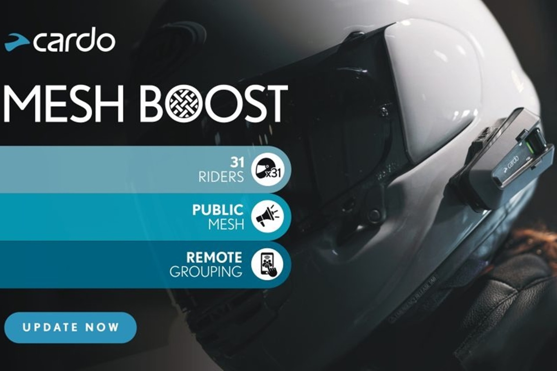 Cardo Systems anuncia “Mesh Boost”, su última funcionalidad para los usuarios de Packtalk