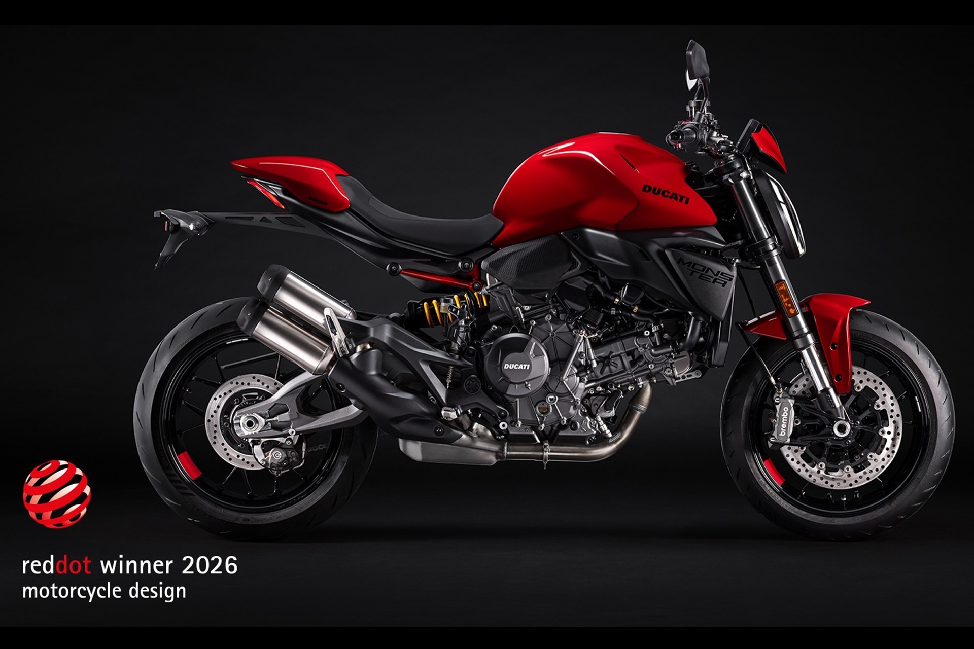 The Ducati Monster wins the Red Dot Design Award – Product Design 2026