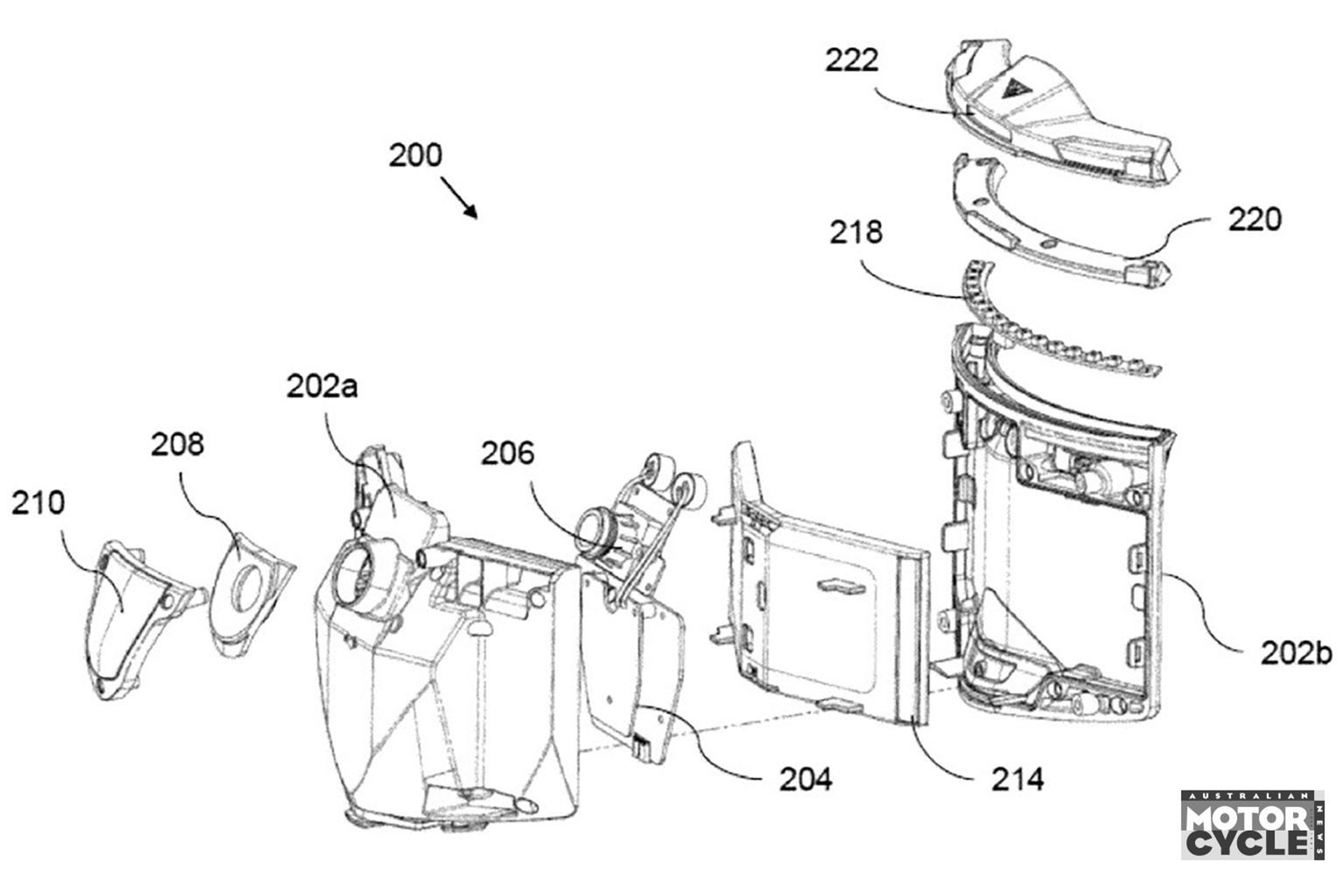 GoPro patents its first helmet model with integrated camera and “smart” microphones